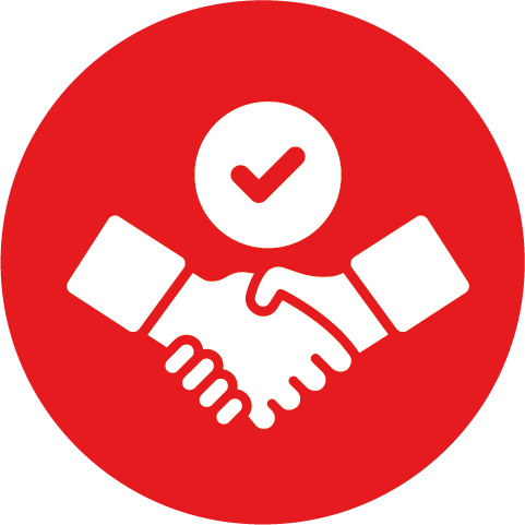 Icon Handschlag Kundenorientierung