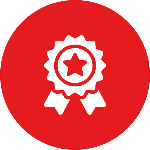 Icon Badge Zuverlässigkeit